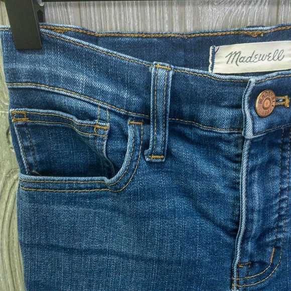MADEWELL Roadtripper Skinny Fit‎ Medium Wash Denim Jeans Womens Sz 23 Regular P2 - Picture 3 of 7